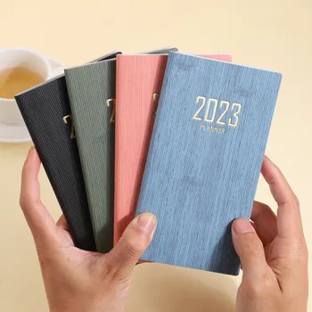 2023 A6 Английски График За днес, записная книжка, 365 Дни, Записная е книга за управление на времето, 120 Страници, Офис аксесоари, записная книжка