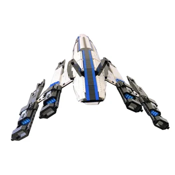 Gobricks MOC Normandy SR-2 Космически Кораби градивните елементи на Играта Mass Effect САМ на Модела Комплекти Тухли Военен Кораб, Играчка за Дете Подарък за Рожден Ден