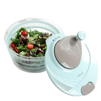 Кухненска машина за обезводняване на зеленчуци за салати Битова Машина за миене на зеленчуци и простор за дрехи За подаване на вода в Купа за салата