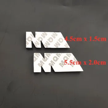 2 бр. x 3D Метална Спортна Емблема M Икона Странично Крило на Колата Стикер за M3 M4 M5 E36 E39 E46 E60 E90 X1 X5 X3 X7 X6 F10 F20 G20