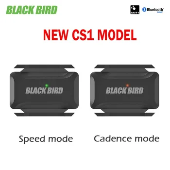 BLACKBIRD CS1 Сензор за честотата на въртене на Bluetooth ANT Компютър за измерване на скоростта с двоен сензор, аксесоари за велосипеди, съвместими с Garmin Strava
