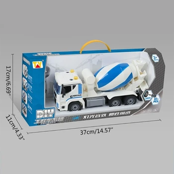 D7WF, спускащите се играчка инженеринг камион, подвижни превозни средства за момчетата, които играят в строителни камиони със светлина и звук