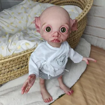 FBBD 17-инчов Готова Кукла Реборн Бейби Fariy Elf Reborn Baby Doll 3D модел на кожата и множество детайли Вени