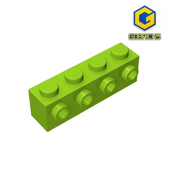 Gobricks GDS-637 BRICK 1x4 дървен материал W. 4 ДРЪЖКИТЕ са съвместими с lego 30414 детски образователни строителни блокове на 