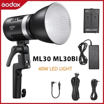 Godox ML30 ML30Bi 40 Watt led лампа с ток регулируема яркост, градинска Портретна Камера, преносима камера за снимки
