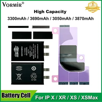 Vormir Акумулаторна батерия с голям капацитет No Flex за iPhone X XR XSMax Без изскачащи прозорци със съобщения Подмяна на акумулаторни батерии Изисква хлътва заваряване