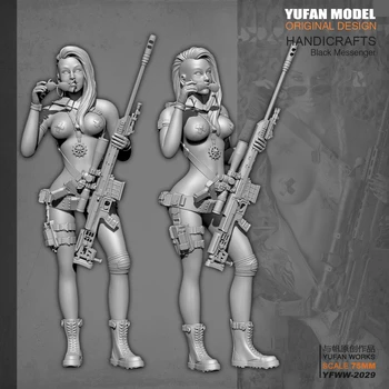 YUFAN Модел 1/24 Комплекти от смола Секси дамски играчката 