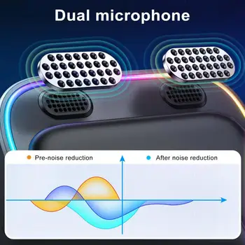 Автомобилен Bluetooth съвместим адаптер Моля, Bluetooth адаптер за Кола с двоен микрофон с шумопотискане Универсален 3,5 mm за хендсфри