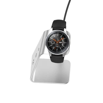 Адаптер за Galaxy Watch 42/46 мм, зарядно устройство ще захранване на база, магнитна поставка, Адаптер за захранване, аксесоар за умни часа 594A