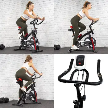 Велоергометър Ultimate Cardio Workout Home-Фитнес зала с нескользящими педали, модерна тапицирана седалка, държач за бутилки с вода за комфорт - Perfe
