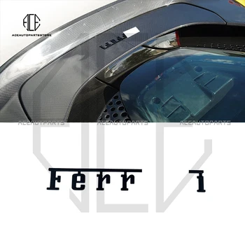 За Ferrari black стил словесен знак за украса на задната корица аксесоари икона 488 458 SF90 812 F8 F12