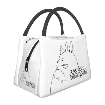 Изолирана Чанта за Обяд с Логото на Totoro Studio Ghibli за Еднократна Употреба в стил Аниме Хаяо Миядзаки, Термос за Обяд, Плажен Къмпинг, за Пътуване