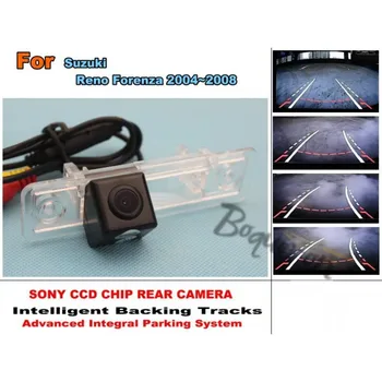 Интелигентна камера с чип Smart Tracks/HD CCD, интелигентна динамично парковочная камера за задно виждане За Suzuki Reno Forenza 2004 ~ 2008