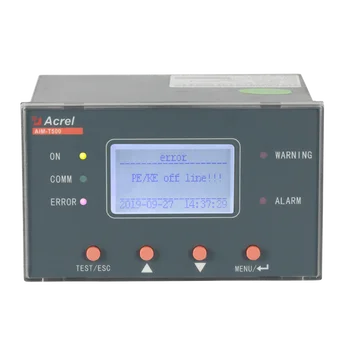 М контрол на изолацията Acrel AIM-T500, измеряющий незаземленное устойчивост на изолацията в реално време за система за разпространение на ИНФОРМАЦИОННИ