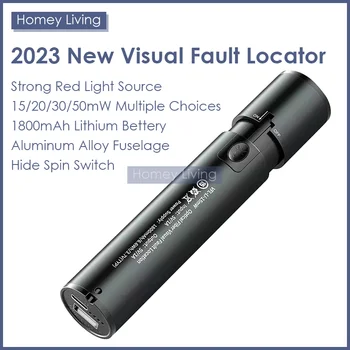 Нов Оптичен Лазерен Тестер Дръжка VFL Оптичен Източник на Светлина Визуален Дефектоскоп 15/20/30/50 Mw Led Лампа