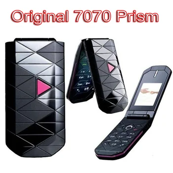 Оригинален 7070 Prism Употребяван мобилен телефон GSM 900/1800 Отключени мобилен телефон. Не работи в Америка и Австралия, произведени в Финландия