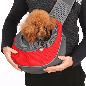 Переноска за малки кученца, за кучета, за пътуване на открито, корсетная чанта на едно рамо, на окото оксфорд единично удобна чанта-прашка, чанта-тоут