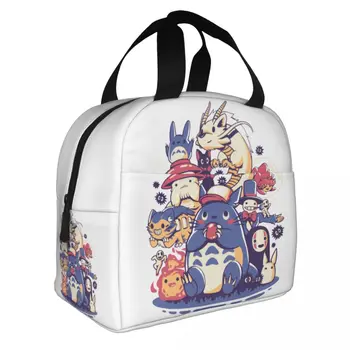 Същества, Духове и Приятели, Изолирано чанта за обяд Studio Ghibli Хаяо Миядзаки Тоторо, Термосумка, Обяд-бокс, чанта за Bento
