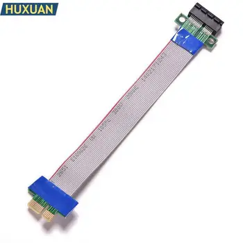Удлинительный кабел HUXUAN PCI Express Гъвкав Кабел, за да се движат PCI-E от 1X до 1x Слот Странично Card Удължител, Удлинительная лента
