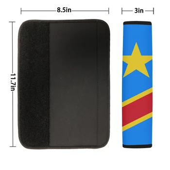 Флаг Конго Киншаса Заир Калъф На Волана 15 Инча Универсален Защитен Калъф На Волана Elastische Car-стайлинг